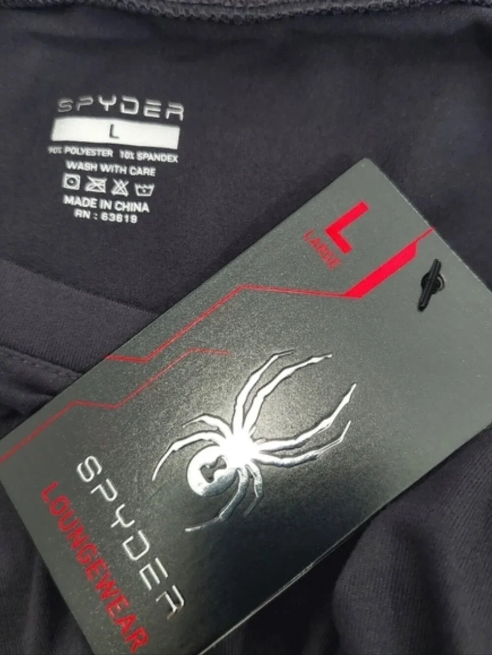 Spyder men charcoal